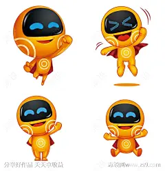 蛋黄超人ip吉祥物表情包设计-源文件-志设网-zs9.com