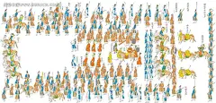 大规模出去游行的古代韩国小人时尚人物插画PSD分层素材|PSD素材|绘画设计|卡通人物|漫画人物|人物插画|矢量人物|手绘人物|水彩插画|卡通漫画人物图片|卡通漫画人物|企业漫画人物|手绘漫画人物漫画