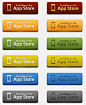 App Store按钮PSD素材下载_按钮素材_懒人图库