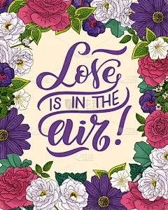 贺卡,情人节,文字,式样,字体,动物手,可爱的,短语,单词