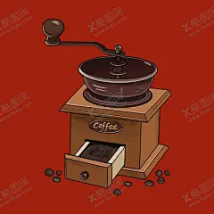 手磨咖啡豆 【酷图网】手磨咖啡豆,咖啡豆,咖啡豆素材,手绘咖啡豆,咖啡豆元素