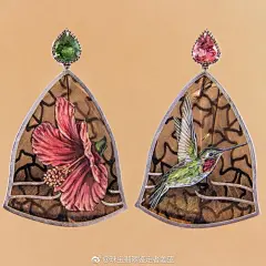 非常有意思的款式，珠宝也不仅仅局限于贵重金属和宝石，只要有创意，什么都可以变成首饰~

#我的传家宝# #收藏秀# @微博收藏 ​​​​