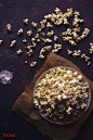 Photography  styling  retouching  Food  popcorn art food_photography