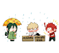切爆KRBK  学校的事终于忙完了，我要把想画的都画一遍！先从捡猫猫开始！ ​​​​
