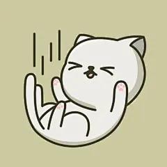 卡通可爱小猫咪插画矢量图设计素材