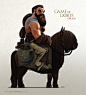 Game of Dorfs, Sam Hogg : Some daft fanart of Game of Thrones, that started with wondering how Drogo would look on a shetland pony. 