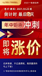 教育课程优惠涨价海报-源文件