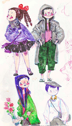 睡不醒的璐子采集到纸上绘
