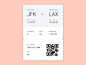 Flying out to LA with one of my favorite people in a few weeks, so I thought it'd be fun to make my own boarding pass in the meantime :)  Part of Daily UI <a class="pintag searchlink" data-query="%2324" data-type="hashtag"