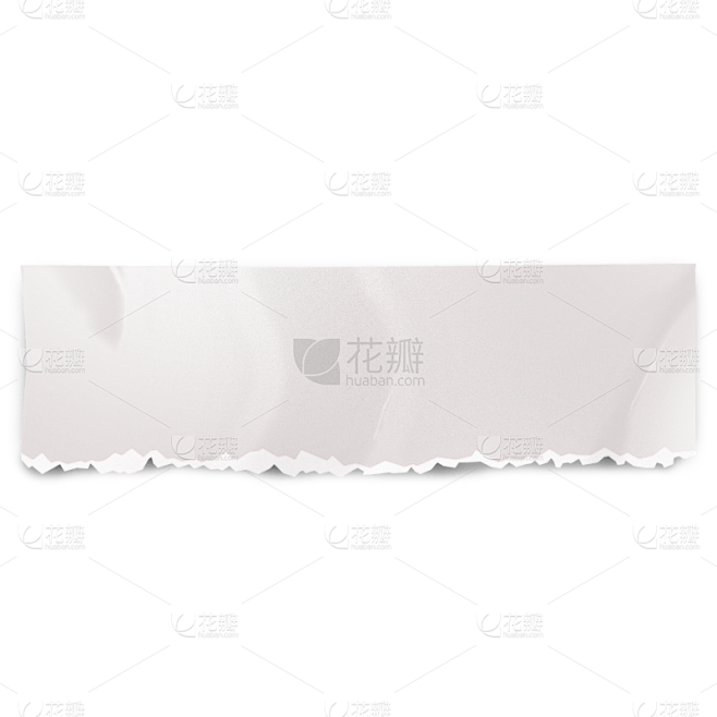 手绘-撕纸笔记本手帐元素3