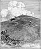 流畅的排线，太稳了吧
Franklin Booth ​​​​