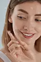视力,女人,人的眼睛,透镜,手指,特写,验光师,健康保健,药,硅树脂