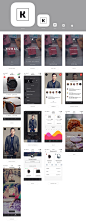 KoraleCommerceAbeautifulpackof15PhotoshopandSketchtemplatesforthenextbesteCommercemobileapp╱APP╱APPUIUI界面APP界面移动端UIwebappicon