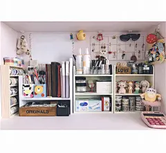 少女心炸裂✨宿舍整理and书桌收纳_家居家装_家居_小红书