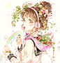 韩国的画师星井★ヒサ，通透明亮的配色，很水灵的质感。#王国分享# O网页链接