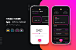 iOS&Android手机支付工具APP应用UI设计套件模板 Finance Mobile App iOS & Android UI Kit Template