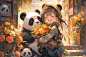 熊猫和女孩 (4)