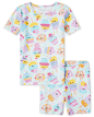 Girls Dessert Snug Fit Cotton Pajamas