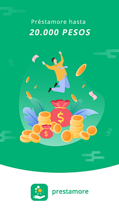 LUOworks采集到信贷APP-Prestamore完整效果图