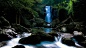 General 1920x1080 waterfall nature stones landscape