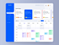 Project Management - Calendar task management analytics dashboard trending design trend 2019 webapp table project management hiwow dashboard design chart calendar analytics product header design uidesign websitedesign landingpage uxdesign webdesign