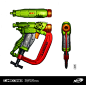 Nerf: Zombie Strike - Clampdown by Matty Devin Brown at Coroflot.com : The Clampdown is the third blaster I designed for the Nerf: Zombie Strike line. I wanted to express the same aesthetic as the other blasters I designed in the 2016 line (the Brainsaw a