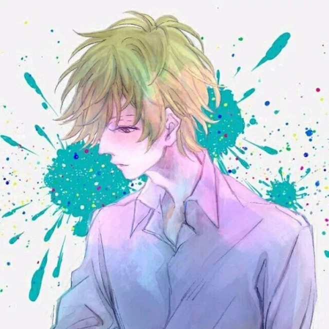 手绘男头像