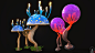 Fantastic Mushrooms, Vitaliy Gaydukov : Hi, everyone!
I would like to share with  my latest small project
buy and download:  https://www.turbosquid.com/3d-models/mushrooms-cartoon-pbr-3d-model-1518319?referral=pit3dd