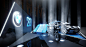 BMW exposition at Bolshoi Theater : BMW exposition at Bolshoi Theater on the 20th anniversary of BMW in Russia. The number “20” presents a racetrack which is the main idea of the exposition design. November 2019.