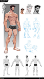 Starter male body _人体结构_T2021223 