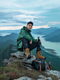 心有高山⛰️，不会对脚下的坎坷认输！#户外登山徒步 #爬山 #徒步 - 小红书