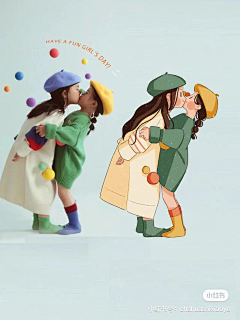 如云入画采集到卡通人物插画