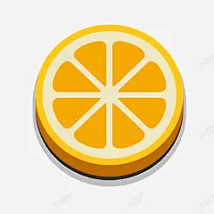 卡通手绘橙子水果坐垫图矢量图高清素材 高清 设计图片 页面网页 平面电商 创意素材 png素材