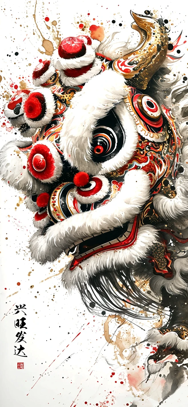 插画｜醒狮第三弹 - 小红书-花瓣网