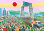 Modern China depicted as colorful, communist paradise by North Korean propaganda artists | The Verge