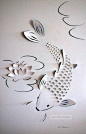 This contains an image of: Fine Art - Paper Cut Works
