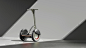 black Interior kickboard mobility relax segway sound speaker Render