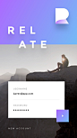Free Relate UI kit for Photoshop and Sketch | InVision : Create connections with Relate, a free UI kit from InVision made to build a beautiful social app