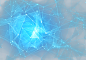科技未来科幻蓝色光效粒子光圈灯光透明免抠PNG图案 后期设计素材 (33