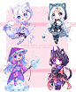 [+Video] Commission - Sketch Chibis! [February] by Hyanna-Natsu