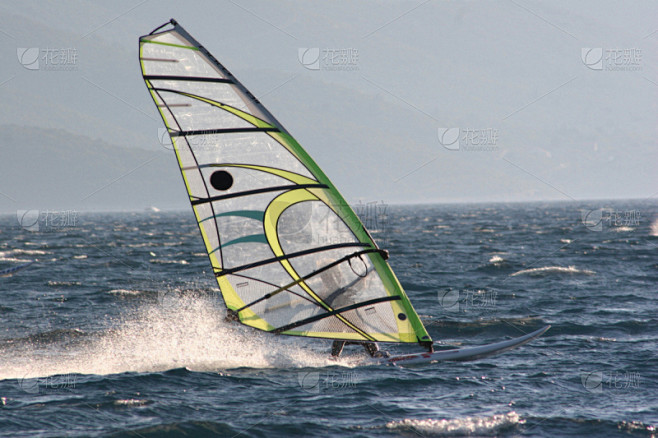帆板运动,水,迅速,风,水平画幅,无人,...