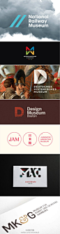 #灵感#国外博物馆标志欣赏（二）点击链接查看完整的标志及应用设计。http://t.cn/RvCSEPY