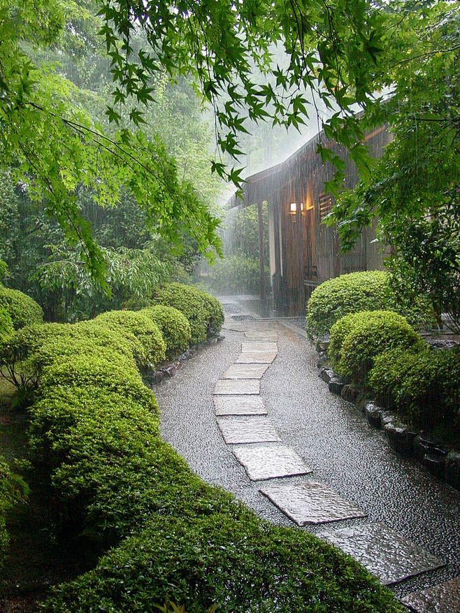 Rainy Day, Kyoto, Ja...