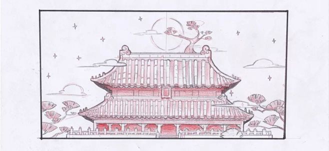 紫鲸城设计手稿