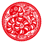 蛇年窗花蛇年剪纸
