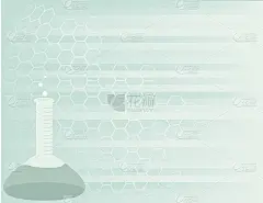 科学烧杯背景