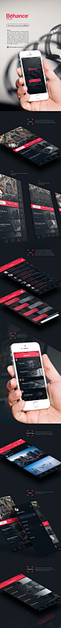 Behance Plus iPhone App on Behance