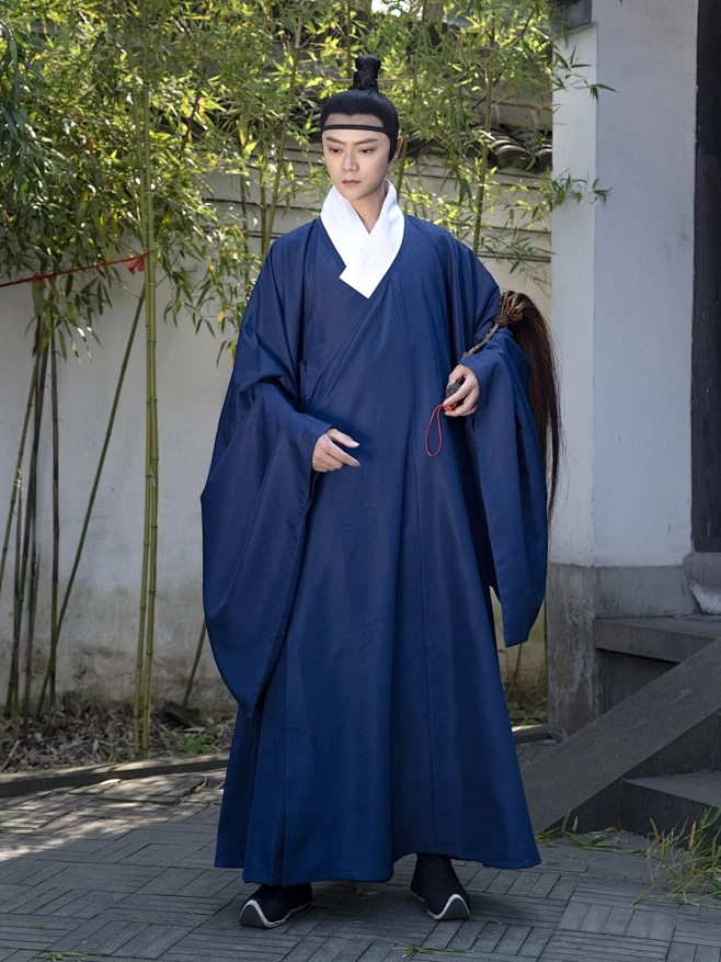 【天汉骄阳】道袍 汉服男装 男士明制春秋装传统民族服饰中国风-淘宝网-花瓣网
