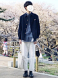 kitsune使用「BEAUTY&YOUTH UNITED ARROWS（【別注】＜DANTON（ダントン）＞∴ MOLE C/ALL BYSP/カバーオール）」的時尚穿搭