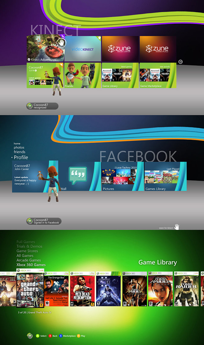 Xbox Dashboard v1.4 ...
